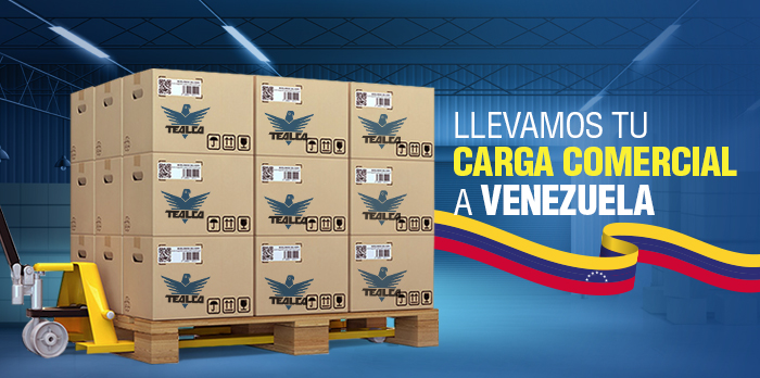 Llevamos tu carga comercial a Venezuela