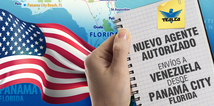 envíos desde Panama City Florida a Venezuela